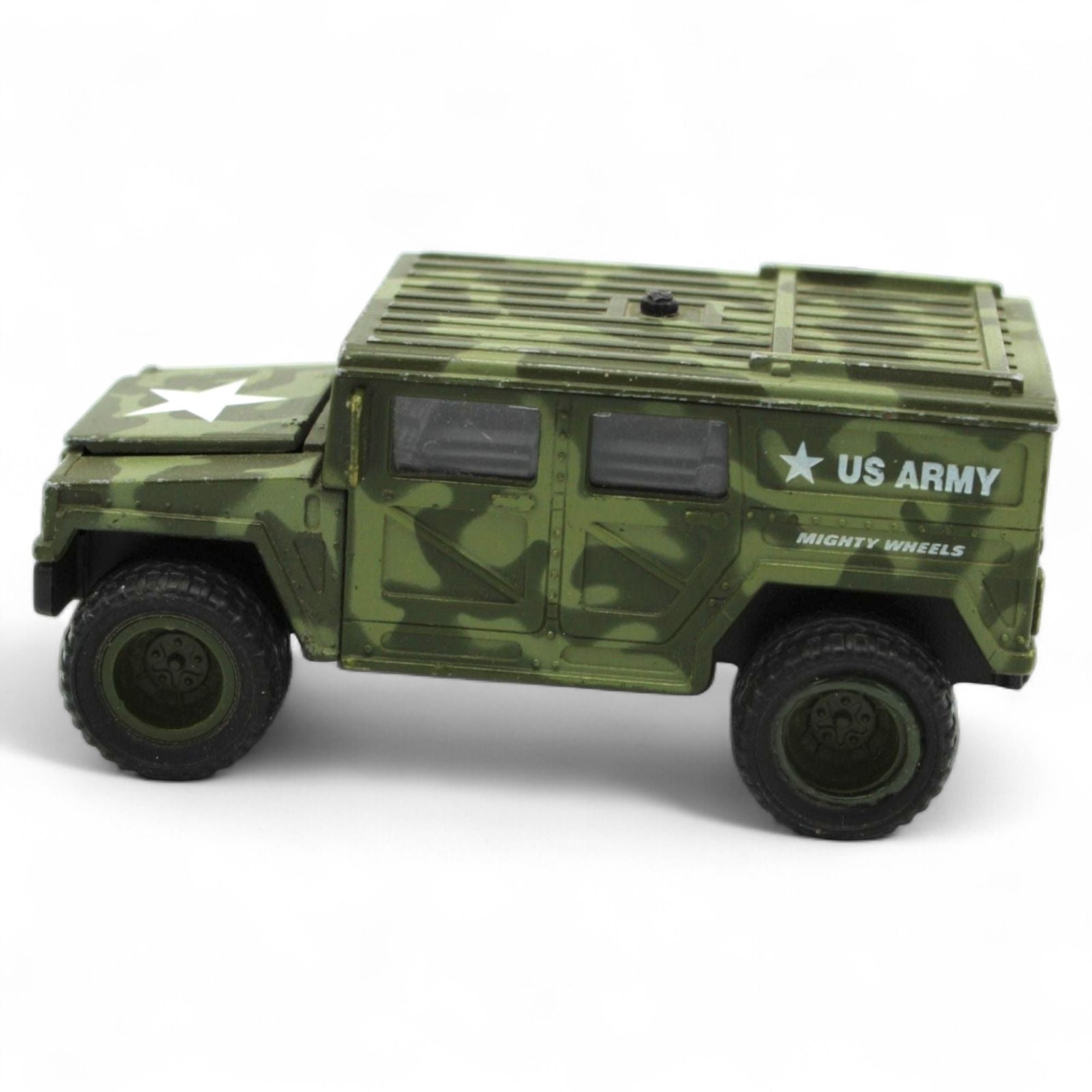 US Army Green Camouflage Diecast Toy Truck 4x4 Military Vehicle