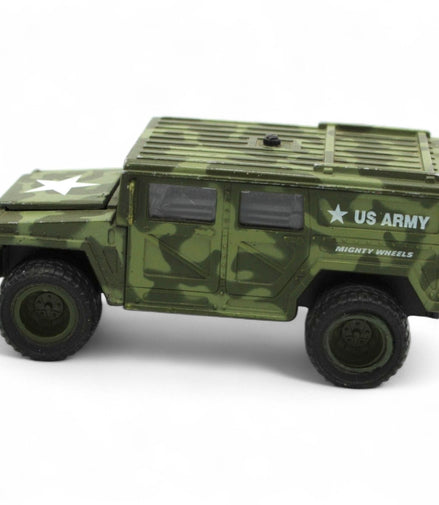 US Army Green Camouflage Diecast Toy Truck 4x4 Military Vehicle