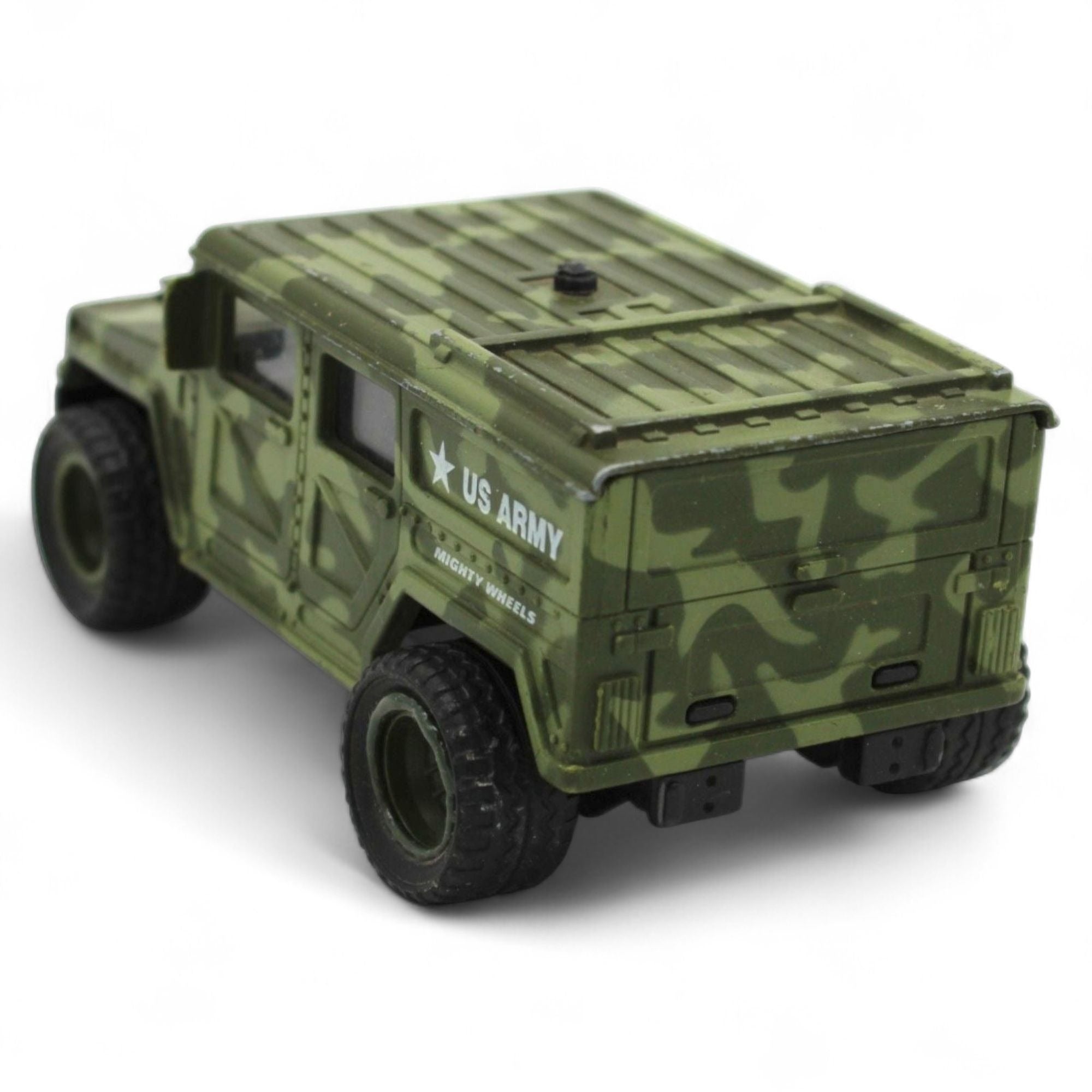 US Army Green Camouflage Diecast Toy Truck 4x4 Military Vehicle