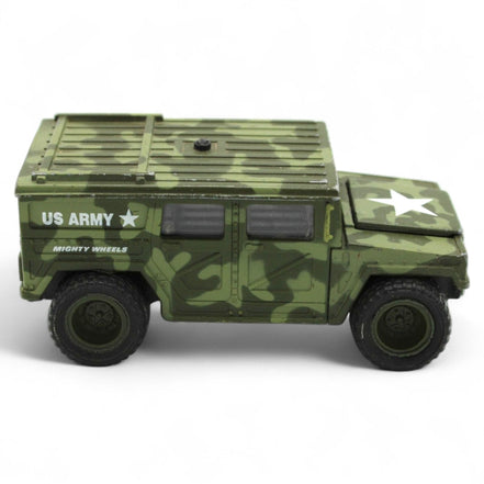 US Army Green Camouflage Diecast Toy Truck 4x4 Military Vehicle