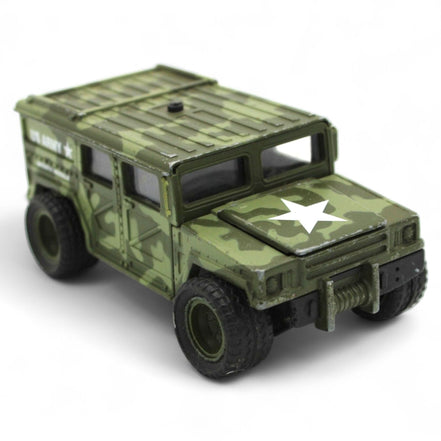 US Army Green Camouflage Diecast Toy Truck 4x4 Military Vehicle