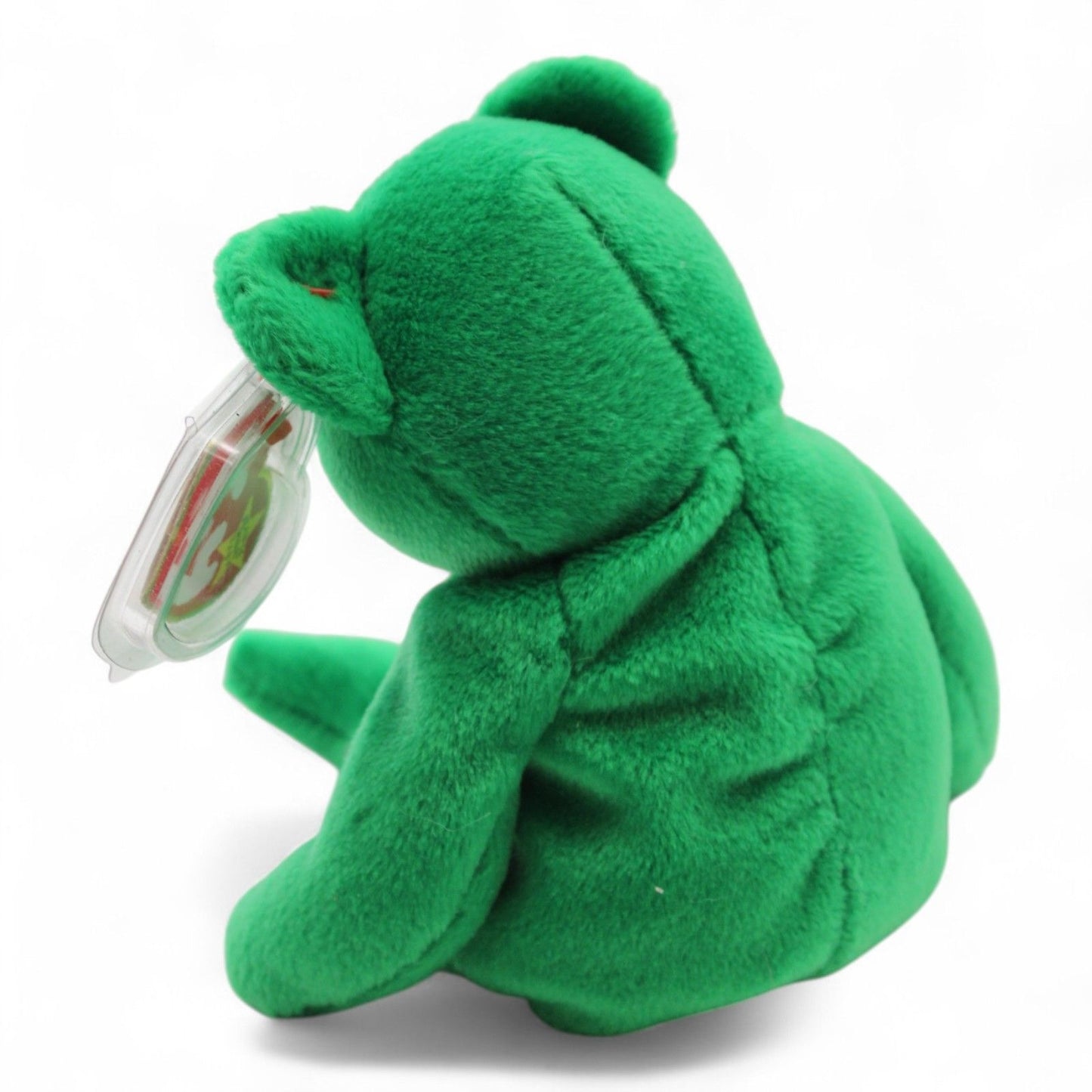 Ty Beanie Baby Erin Bear Irish Shamrock Plush 1997 W/ Swing Tag Protector 8" Collectible