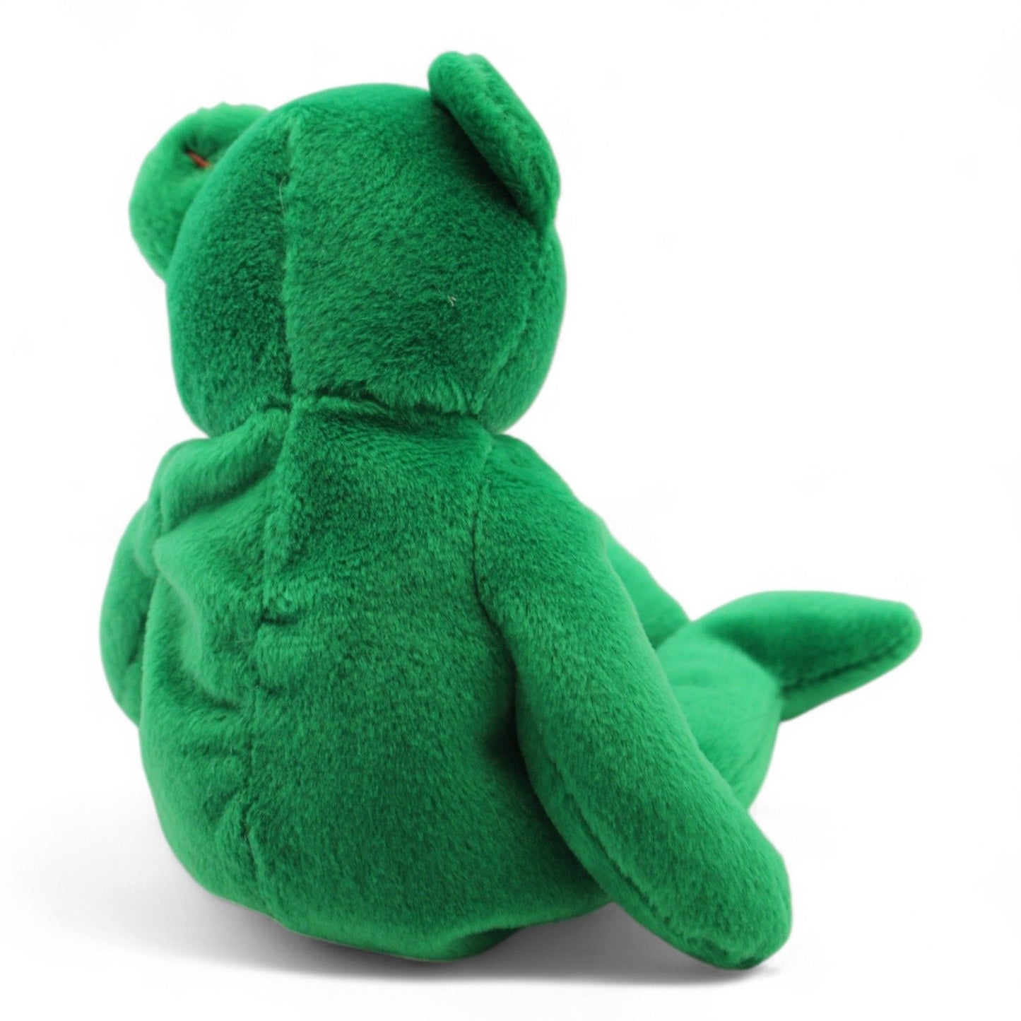 Ty Beanie Baby Erin Bear Irish Shamrock Plush 1997 W/ Swing Tag Protector 8" Collectible