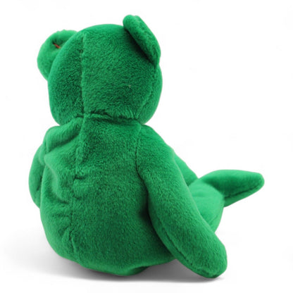 Ty Beanie Baby Erin Bear Irish Shamrock Plush 1997 W/ Swing Tag Protector 8" Collectible