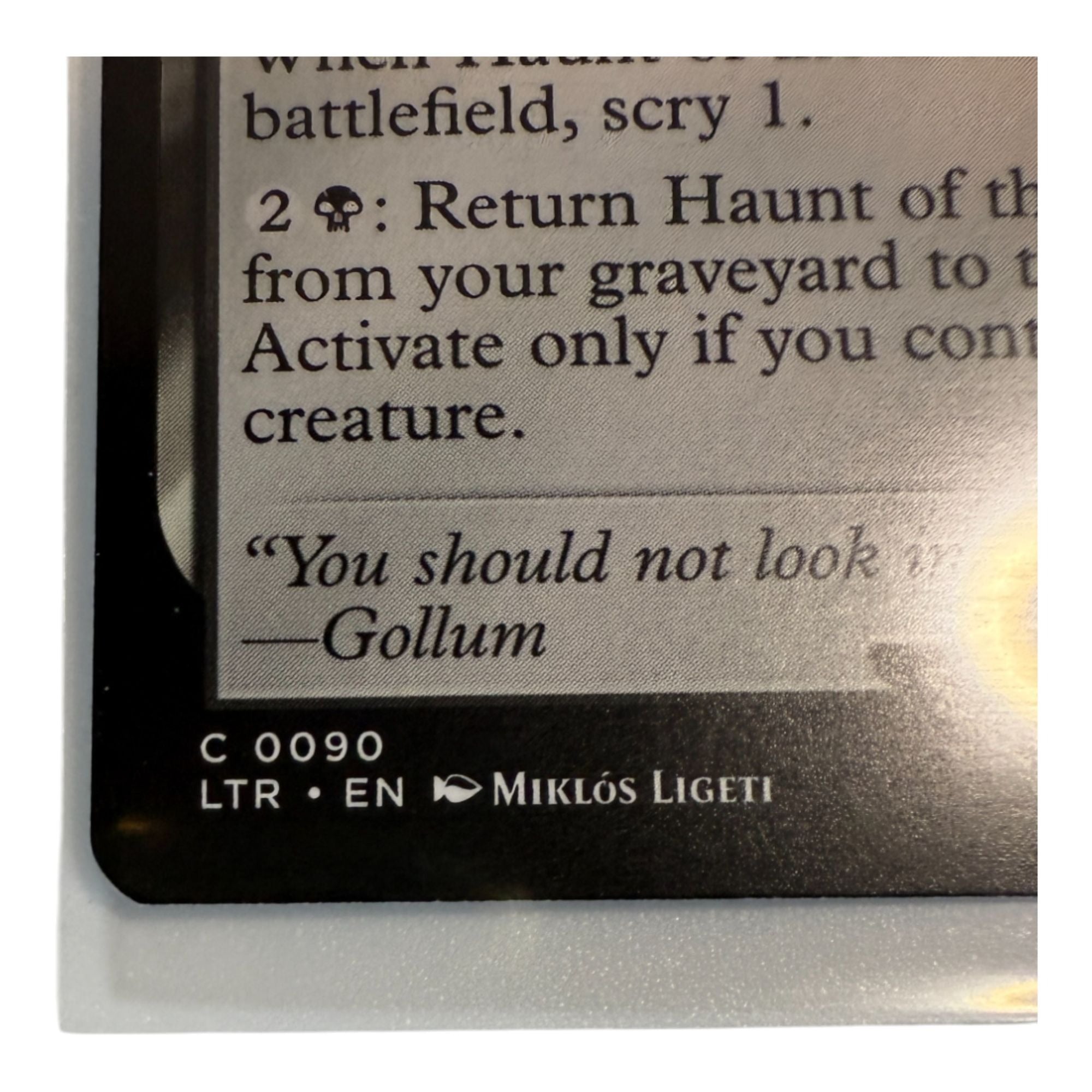 Magic The Gathering Haunt Of The Dead Marshes Card