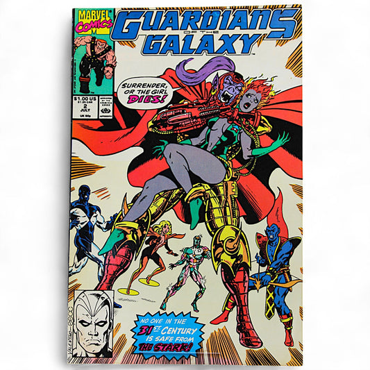 Marvel Comics Guardians Of The Galaxy #2 July 1990 Comic Book Featuring Starhawk & Rancor