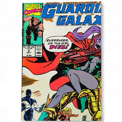 Marvel Comics Guardians Of The Galaxy #2 July 1990 Comic Book Featuring Starhawk & Rancor