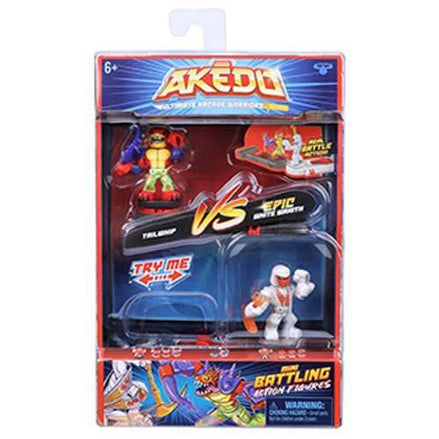Akedo Ultimate Arcade Warriors - Mini Battling Action Figures - Select Figure(s)ToyShnipAction & Toy FiguresTailwhip Vs. Epic White WraithShopify CollectiveToyShnip1