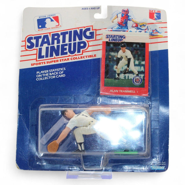 1988 Alan Trammell Starting Lineup figure in packaging with collector card