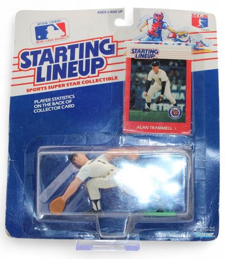 1988 Alan Trammell Starting Lineup figure in packaging with collector card