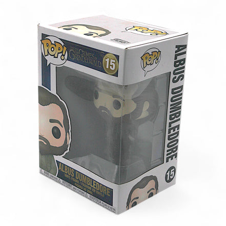 Side view of Albus Dumbledore Funko Pop Vinyl Figure box