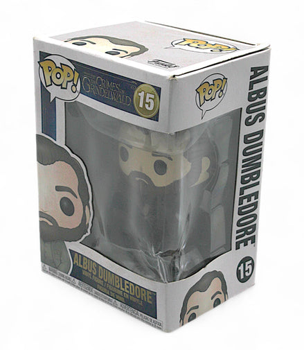Side view of Albus Dumbledore vinyl figure packaging