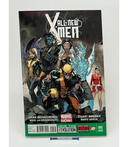 Cover of All-New X-Men #2 (2013) featuring Marvel superheroes in action