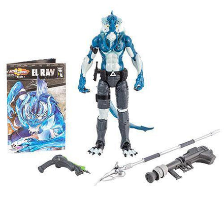 El Ray action figure with accessories and comic book