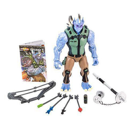 Quillroy 7.5 inch action figure with comic book