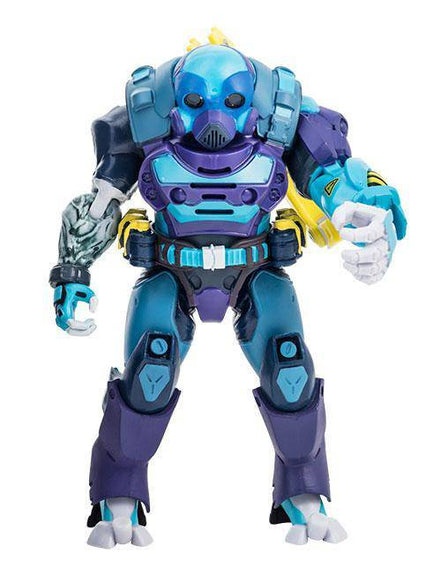 Side view of Alter Nation Sabotage action figure with moving arm