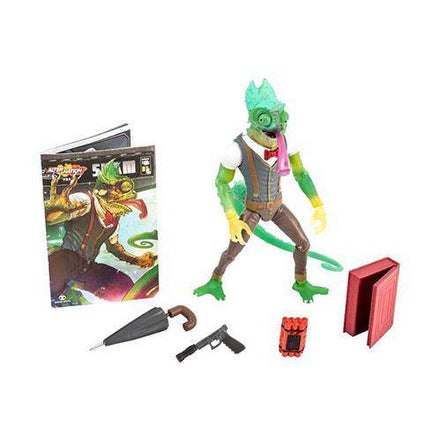 Alter Nation Sham action figure with comic book and accessories