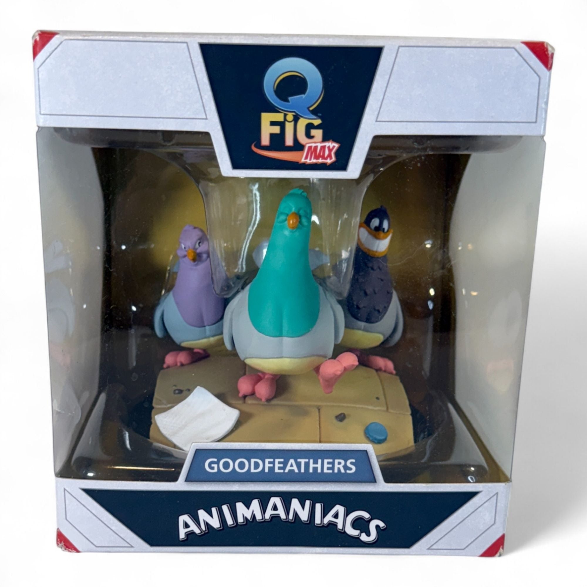Animaniacs Goodfeathers QMx Q - Fig Max Collectible Figure With Box - Flip Side CollectiblesVinyl FigureQMx