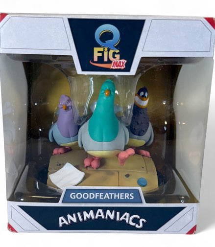 Animaniacs Goodfeathers QMx Q - Fig Max Collectible Figure With Box - Flip Side CollectiblesVinyl FigureQMx