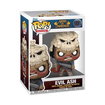 Boxed Funko Pop Evil Ash figure from Army of Darkness