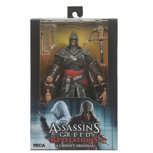 Packaged Ezio Auditore action figure from Assassin's Creed Revelations