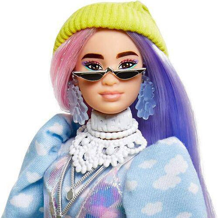 Barbie Extra Doll - Select Figure(s) - Flip Side CollectiblesFashion DollToyShnipDoll 2 - Shimmery Look with Pet Puppy