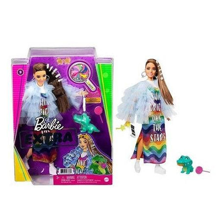 Barbie Extra Doll - Select Figure(s) - Flip Side CollectiblesFashion DollToyShnipDoll 9 - Ruffled Jacket
