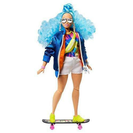 Barbie Extra Doll - Select Figure(s) - Flip Side CollectiblesFashion DollToyShnipDoll 4 - Blue Curly Hair