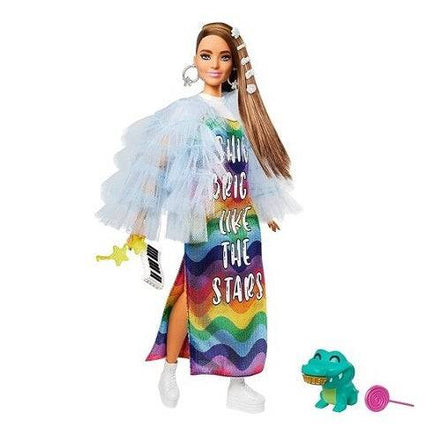 Barbie Extra Doll - Select Figure(s) - Flip Side CollectiblesFashion DollToyShnipDoll 9 - Ruffled Jacket