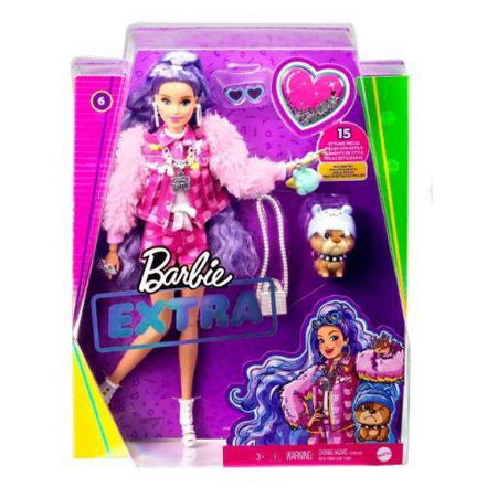 Barbie Extra Doll - Select Figure(s) - Flip Side CollectiblesFashion DollToyShnipDoll 6 - Millie with Periwinkle Hair