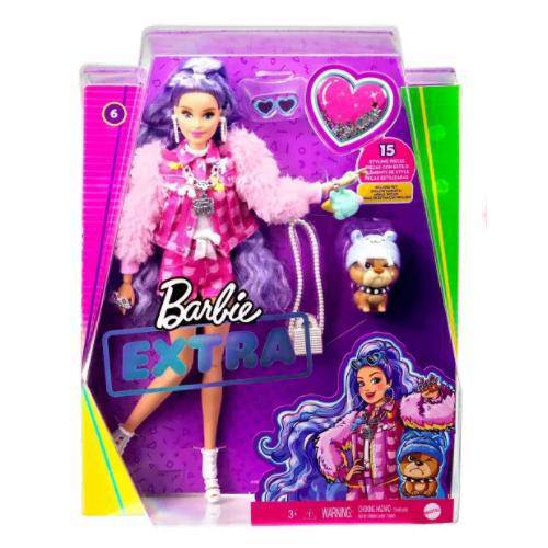 Barbie Extra Doll - Select Figure(s) - Flip Side CollectiblesFashion DollToyShnipDoll 6 - Millie with Periwinkle Hair