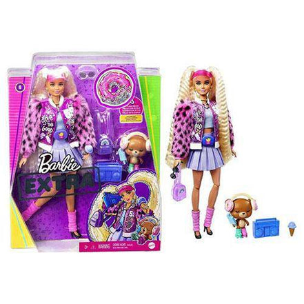 Barbie Extra Doll - Select Figure(s) - Flip Side CollectiblesFashion DollToyShnipDoll 8 - Blonde with Pigtails