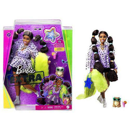 Barbie Extra Doll - Select Figure(s) - Flip Side CollectiblesFashion DollToyShnipDoll 7 - Pigtails with Bobble Hair