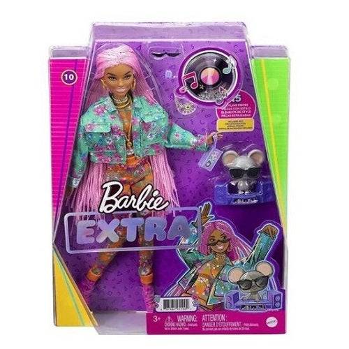 Barbie Extra Doll - Select Figure(s) - Flip Side CollectiblesFashion DollToyShnipDoll 10 - Pink Braids