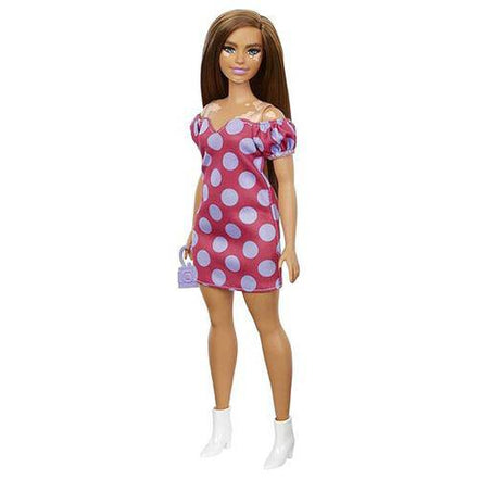 Barbie Fashionista - Select Figure(s) - Flip Side CollectiblesFashion DollToyShnip171 Vitiligo with Polka Dot Dress