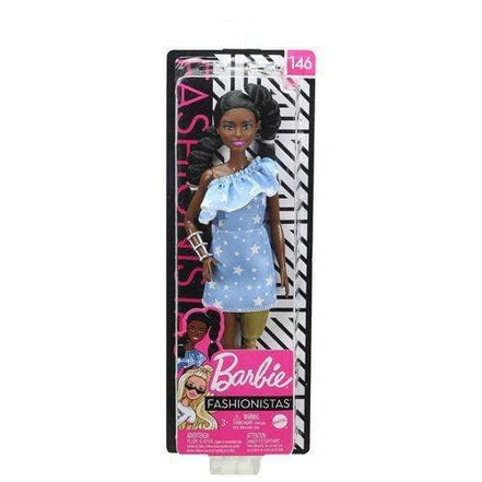 Barbie Fashionista - Select Figure(s) - Flip Side CollectiblesFashion DollToyShnipDoll 146 with Twisted Braids