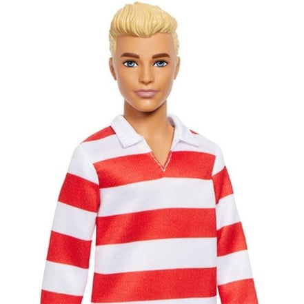 Barbie Fashionista - Select Figure(s) - Flip Side CollectiblesFashion DollToyShnip241 Ken (Blonde Hair, Sriped Shirt)