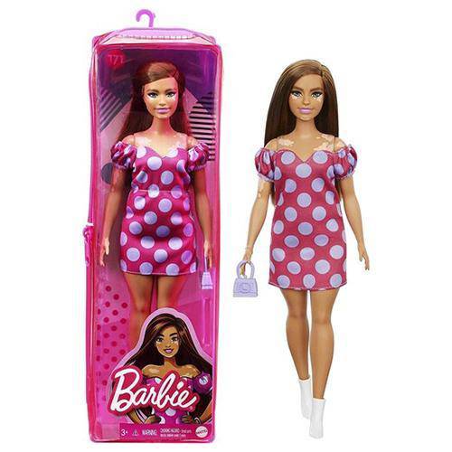 Barbie Fashionista - Select Figure(s) - Flip Side CollectiblesFashion DollToyShnip171 Vitiligo with Polka Dot Dress
