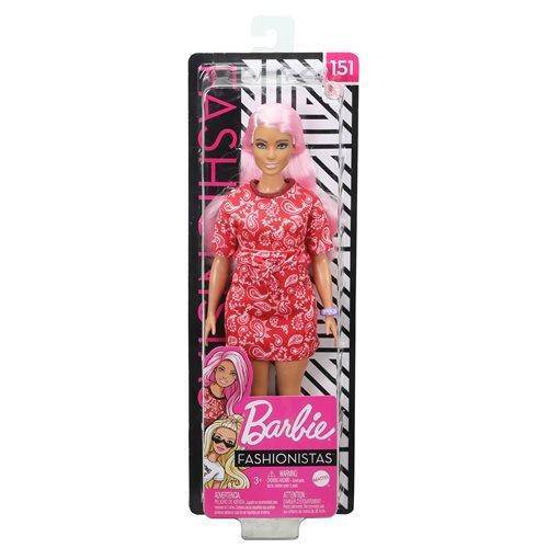 Barbie Fashionista - Select Figure(s) - Flip Side CollectiblesFashion DollToyShnipDoll 151 with Long Pink Hair