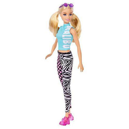 Barbie Fashionista - Select Figure(s) - Flip Side CollectiblesFashion DollToyShnip158 Blonde Hair with Malibu Dress and Leggings