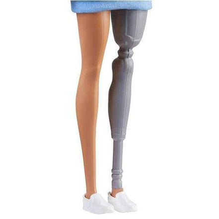 Barbie Fashionista - Select Figure(s) - Flip Side CollectiblesFashion DollToyShnip121 Brunette with Prosthetic Leg, Sweater Dress