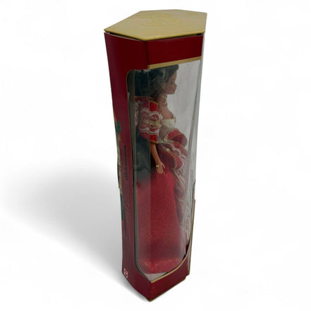 Barbie 1997 Happy Holidays Special Edition Doll in original packaging with red and white gown