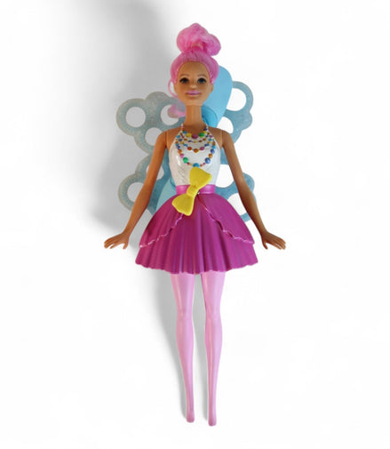 Barbie Dreamtopia Bubbletastic Fairy Doll with pink hair and bubble wings