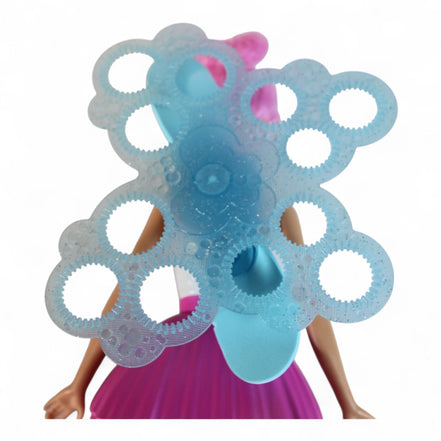 Detail of bubble wings on Barbie Dreamtopia Bubbletastic Fairy Doll