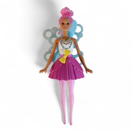 Barbie Dreamtopia Bubbletastic Fairy Doll with pink hair and bubble wings