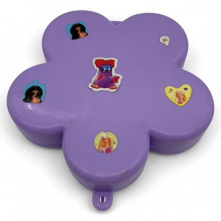 Barbie flower-shaped secret diary with purple and pink case