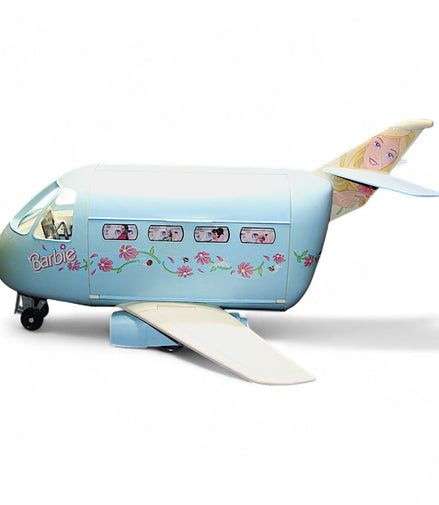 Side view of Barbie Jet Airplane 1999 with detailed windows