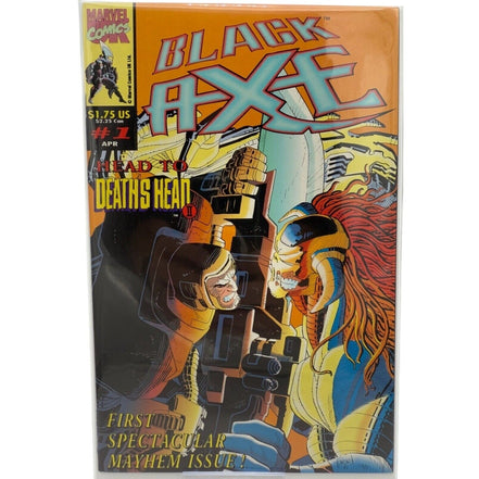 Marvel Comics Black Axe #1 cover featuring dynamic characters and vibrant art