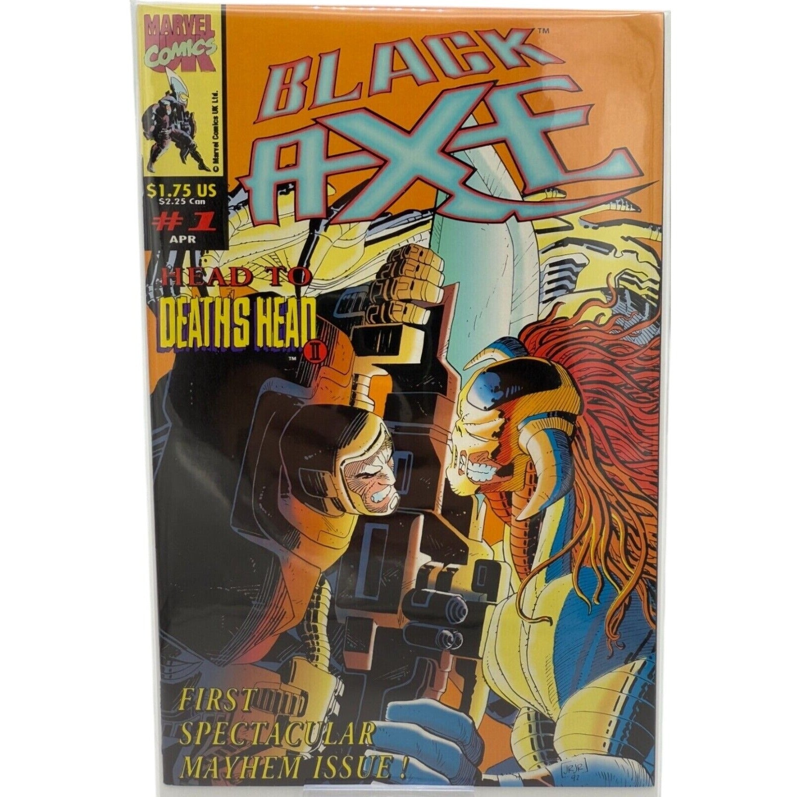 Marvel Comics Black Axe #1 cover featuring dynamic characters and vibrant art