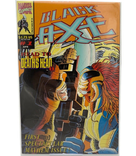 Marvel Comics Black Axe #1 cover featuring dynamic characters and vibrant art
